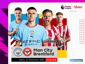 Link Live Streaming Man City vs Brentford di Premier League 2022-2023