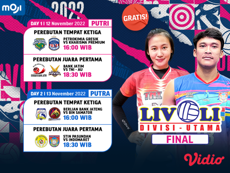 Jadwal Lengkap Livoli Divisi Utama 2022