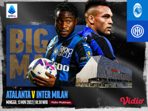 Link Live Streaming Atalanta vs Inter Milan di Serie A 2022/23