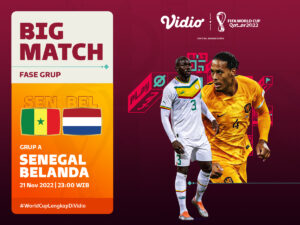 Jadwal Piala Dunia 2022 Senegal vs Belanda