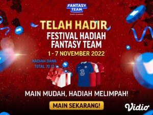 Main Festival Hadiah Fantasy Team, Dapat Hadiah Total 70 Juta!