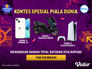 Mainkan Kontes Piala Dunia Dengan Hadiah Ratusan Juta