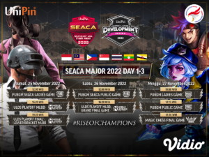 Jadwal SEACA Major 2022