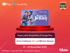 Promo Paket Vidio Extra Cashback 80%