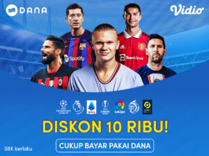 Nikmati Diskon Langganan Vidio, Bayar Pakai DANA!