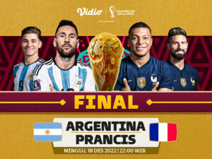 Penentuan Sang Juara: Argentina vs Prancis Berikut Prediksi, Jadwal, & Link Streaming Final Piala Dunia 2022!