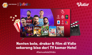 Vidio Jalin Kerjasama Dengan Melvar, Nonton Sepuasnya dari TV Kamar Hotel