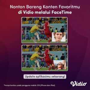 Layanan SharePlay Vidio.