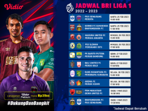 Siaran langsung BRI Liga 1 2022/2023 matchday 27