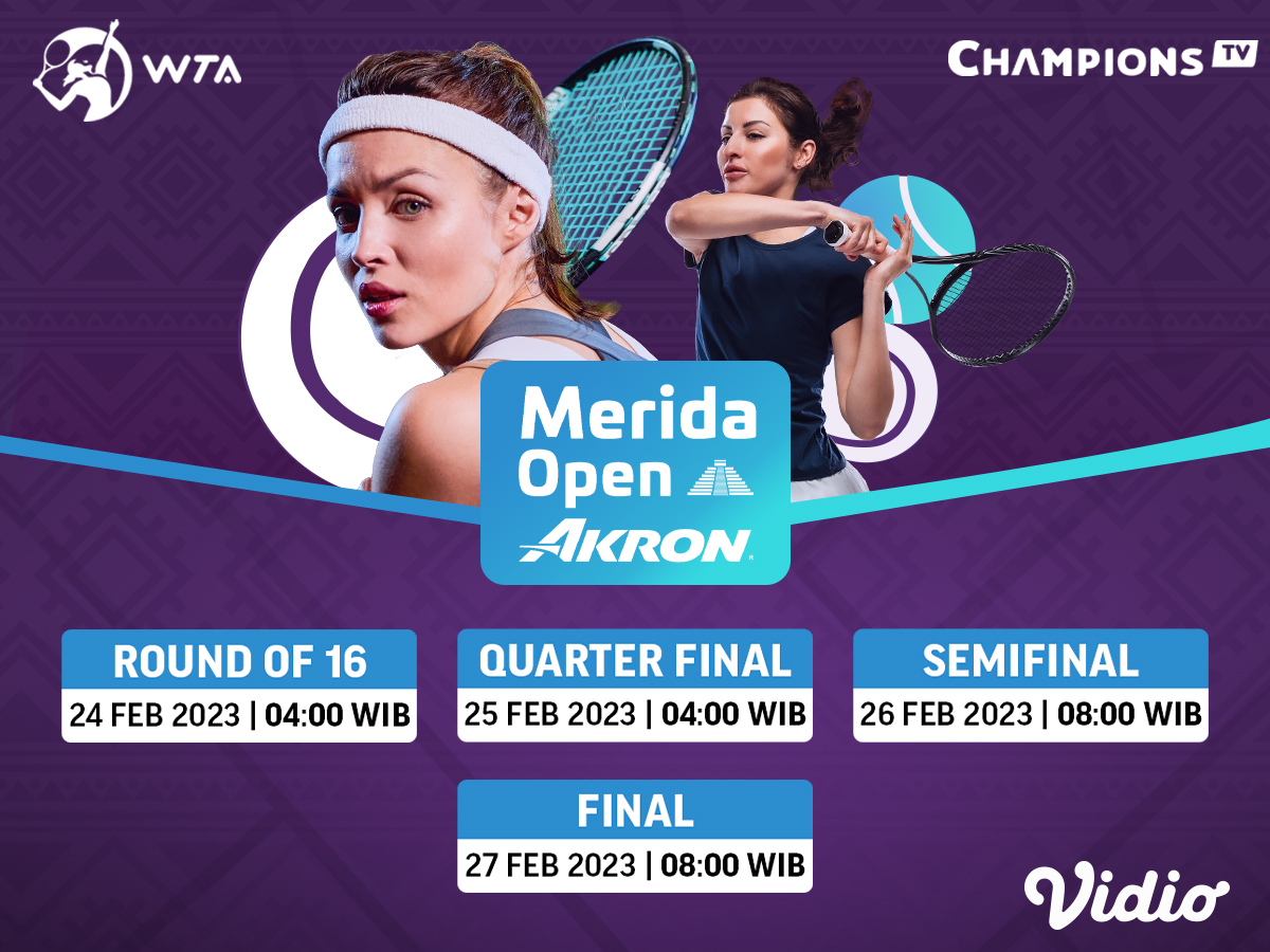 Live Streaming WTA Merida Open | Vidio