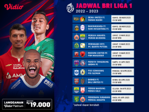 Streaming BRI Liga 1 2022/2023