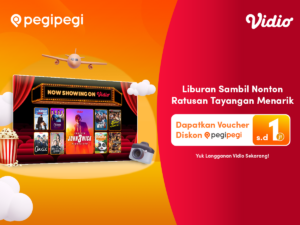 Langganan Vidio & Dapatkan Voucher Diskon Pegipegi Hingga 1 Juta Rupiah untuk Staycation & Liburan-mu!