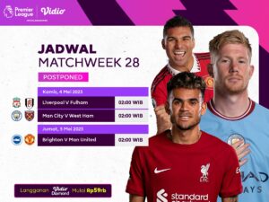 Jadwal Live Streaming Premier League Matchday 28 Postpone