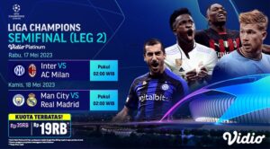 Jadwal Live Streaming Liga Champions Semifinal Leg Kedua
