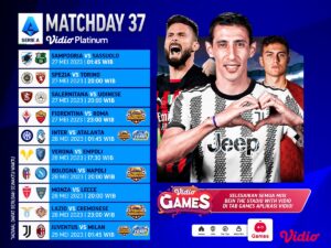Jadwal Live Streaming Serie A Matchday 37