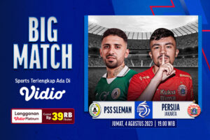 Link live streaming PSS Sleman vs Persija Jakarta