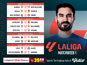 Live Streaming LaLiga Matchweek 1