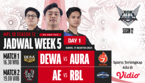 Jadwal dan Link Live Streaming MPL S12 Week 5