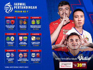 Jadwal Pertandingan BRI Liga 1 Pekan Ketujuh
