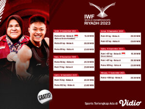 live streaming IWF World Championship 2023