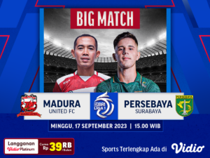 live streaming Madura United vs Persebaya