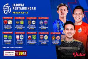 jadwal bri liga 1 pekan 12