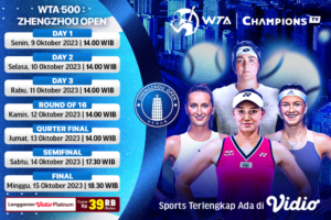 Jadwal dan Link Streaming WTA 500