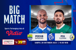 Jadwal dan link streaming Persib Bandung vs PSS Sleman, Sabtu 28 Oktober 2023, BRI Liga 1 2023/2024