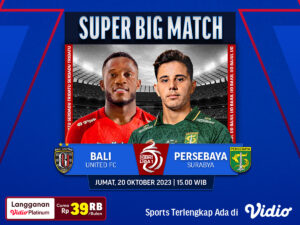 Jadwal dan link streaming Bali United vs Persebaya, Jumat 20 Oktober 2023