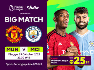 Jadwal dan Link Streaming Manchester United vs Manchester City, Minggu 29 Oktober 2023. Liga Inggris 2023/2024