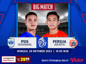 Jadwal dan Link Streaming PSIS Semarang vs Persija Jakarta, 29 Oktober 2023. BRI Liga 1 2023/2024