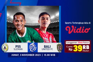Jadwal dan Link Streaming PSS Sleman vs Bali United FC, Jumat 3 November 2023 BRI Liga 1 2023/2024