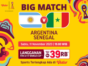 Jadwal link streaming Argentina vs Senegal, Sabtu 11 November 2023. Piala Dunia U-17