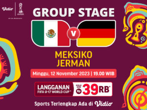 Jadwal link streaming Meksiko vs Jerman, Piala Dunia U-17 2023