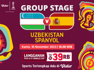 Jadwal Link Streaming Uzbekistan vs Spanyol, Kamis, 16 November 2023 di Vidio
