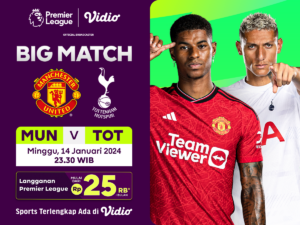 Link streaming MU vs Tottenham