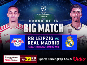 Nonton RB Leipzig vs Real Madrid