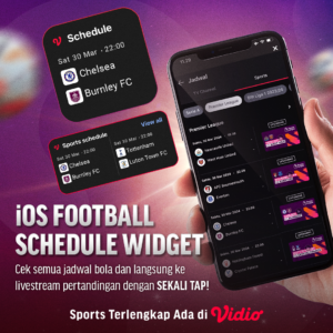 Vidio iOS Schedule Widgets