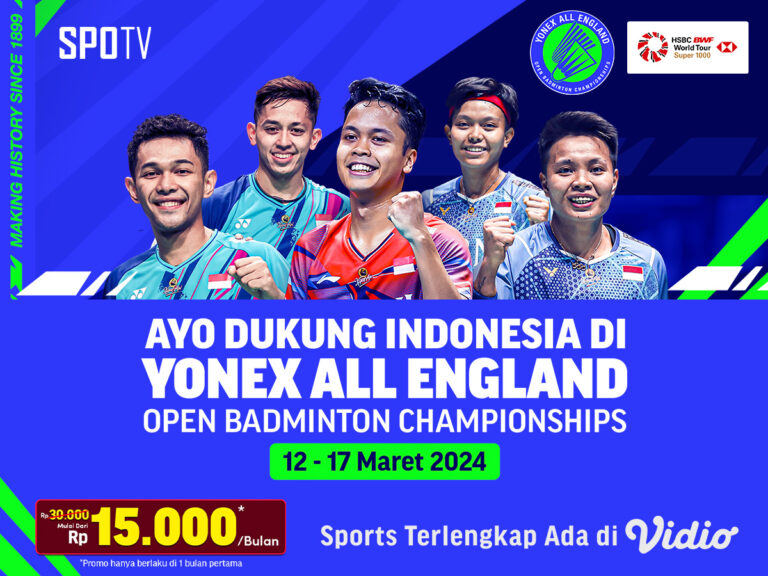 Nonton Indonesia di Yonex All England Open 2024