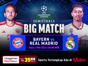 Live Bayern Munchen vs Real Madrid