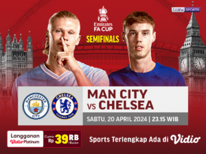 Streaming Manchester City vs Chelsea FA Cup