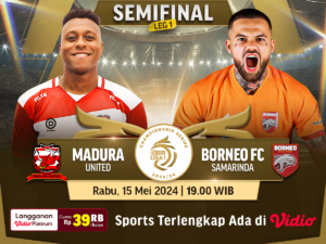 Madura United vs Borneo FC Samarinda BRI Liga 1 Championsip Series