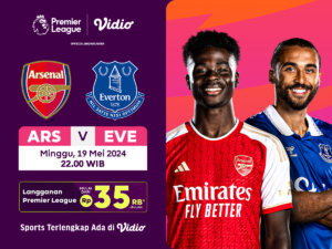 Arsenal vs Everton, Liga Inggris 2023/24 Pekan-38