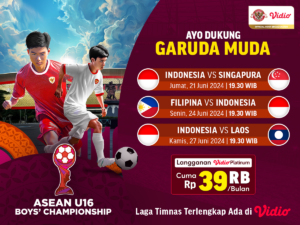 Jadwal Indonesia ASEAN U-16 Boys Championship