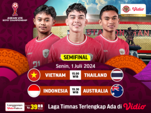 Link Streaming Semifinal ASEAN U-16 Boys Championship, Indonesia vs Australia, Senin (1/7/2024)