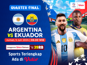 Link Siaran Langsung Argentina vs Ekuador, Jumat, 5 Juli 2024