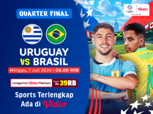 Link Siaran Langsung Uruguay vs Brasil, Minggu (7/7/2024), Copa America 2024