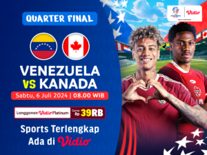 Link Siaran Langsung Venezuela vs Kanada, Sabtu (6/7/2024) di Vidio