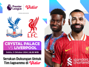 Pertandingan Liga Inggris Crystal Palace vs Liverpool