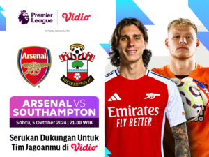Liga Inggris Arsenal vs Southampton